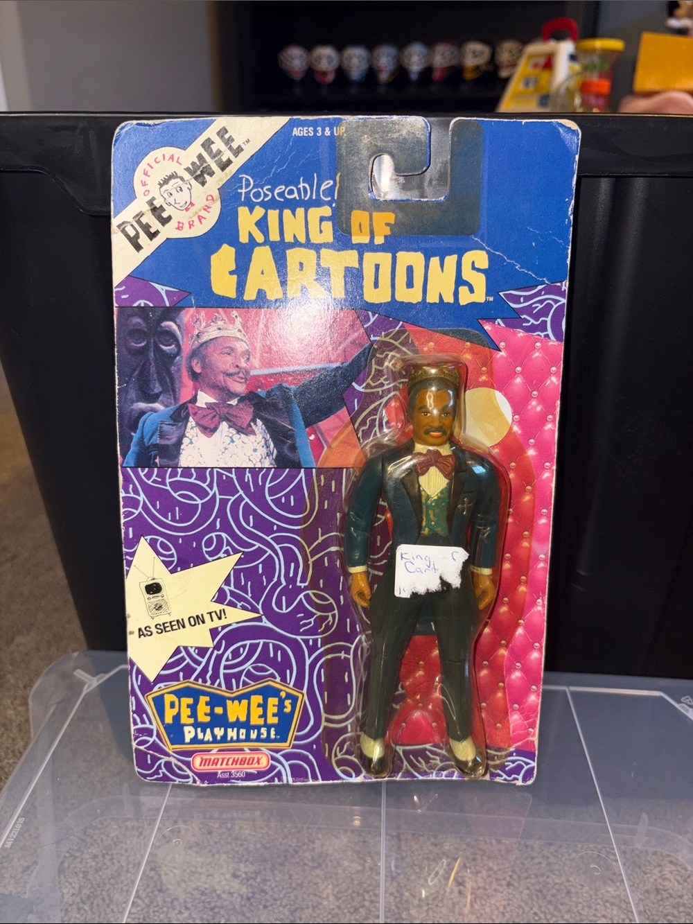 Peewee’s Playhouse King of Cartoons doll - NIB